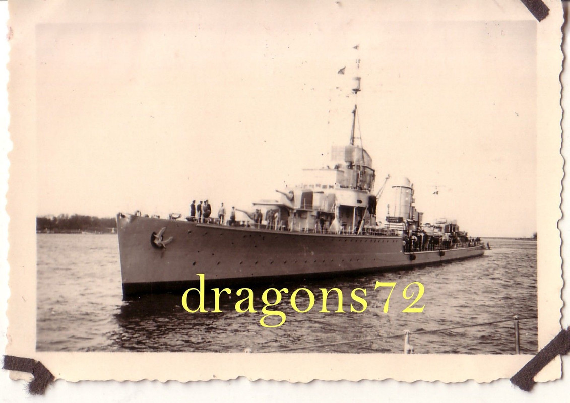 Foto Westfront Kriegsmarine,Kriegsschiff,Zerstör