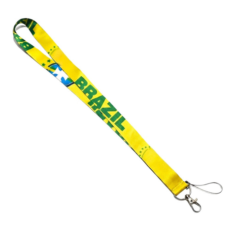 Brazil National Team Lanyard Keychain