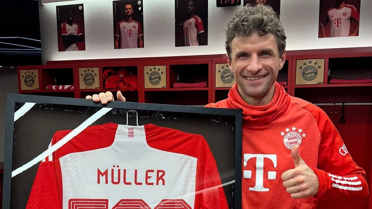 Thomas Müller impone nuevo récord en Bayern Munich: 500 victorias con el equipo