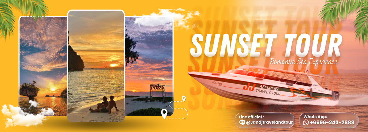 Krabi Sunset Tour Andaman Sea Golden Hour Thailand