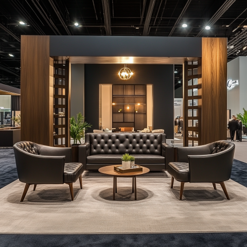 Alquiler-Muebles-Eventos-a-photo-of-a-sleek-and-sophisticated-trade-show-5453f48c-6e39-4758-b50e-114