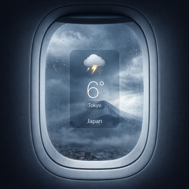 Tiện ích Thời tiết Tối giản