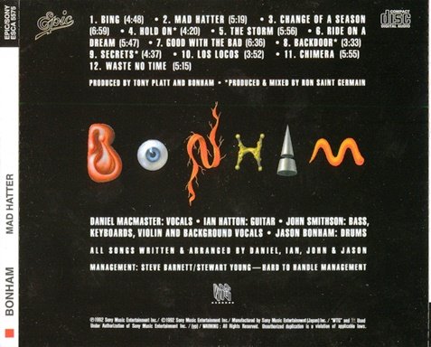 Bonham - Mad Hatter (1992) + [Unofficial Reissue 2009] Lossless
