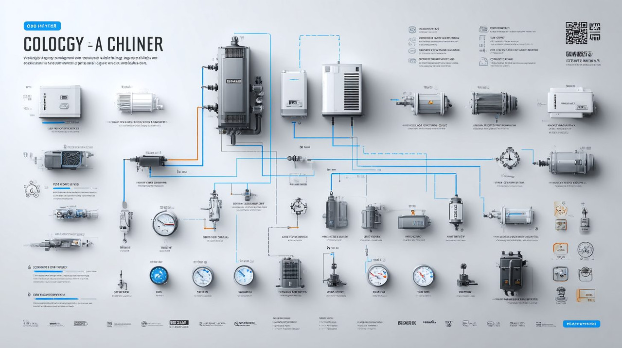 Диаграмма критериев выбора чиллера для охлаждения воды