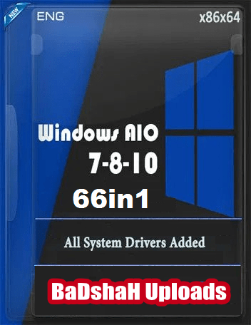 Windows ALL (7,8.1,10) All Editions With Updates AIO 66in1 (x86/x64) April 2021 Preactivated