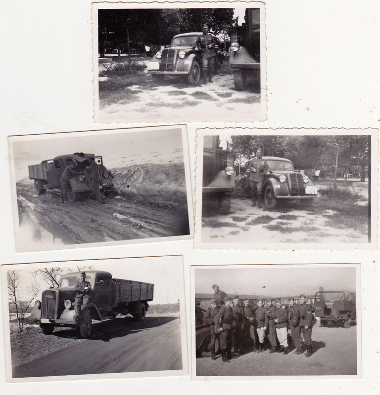 Foto Konvolut Norwegen 2 WK 8 Stück LKW PKW