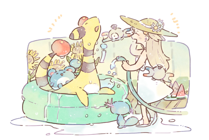 magnemite-marill-wooper-ampharos-and-jas