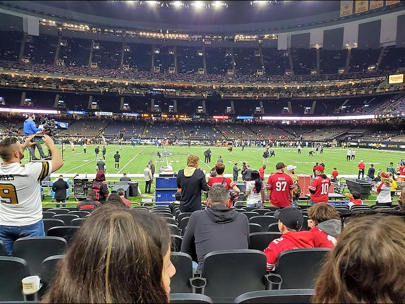 Section 113 at Caesars Superdome 