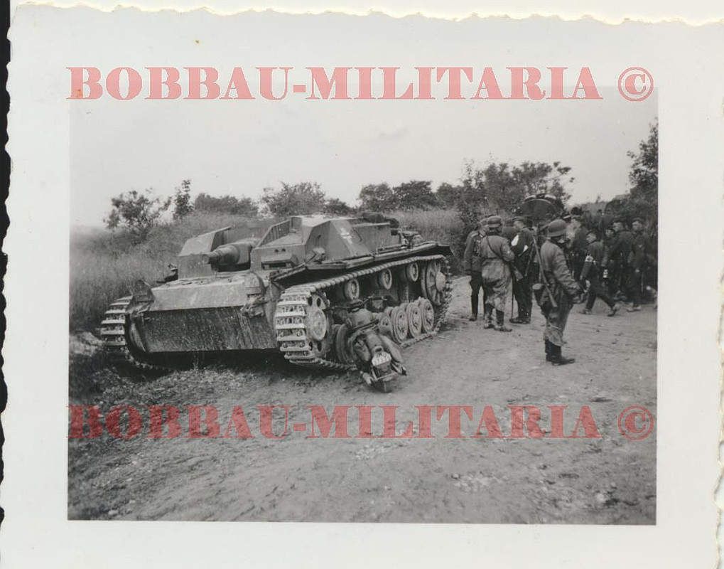 Sturmgeschütz STUG III Stummel SFL Front Einsatz Vormarsch comba