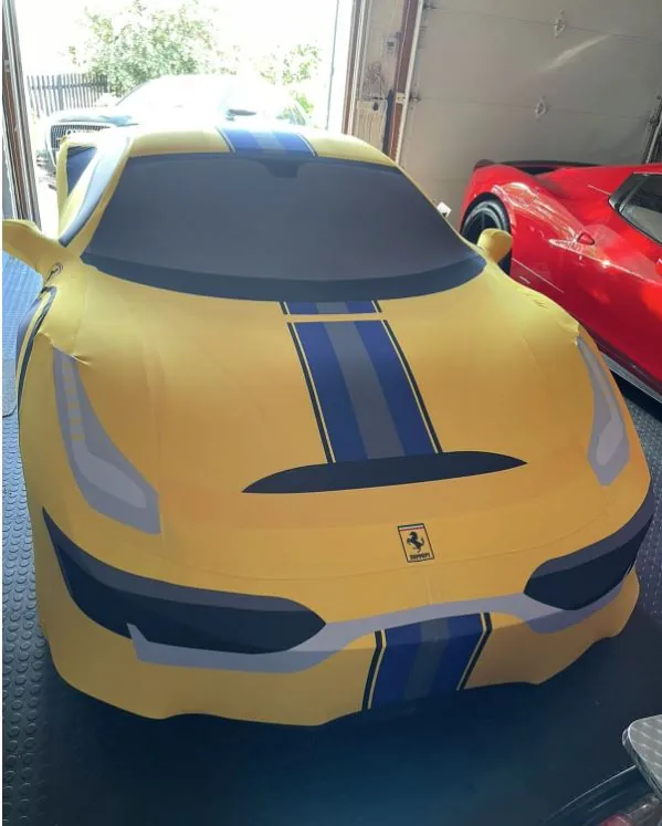 Ferrari 488 Pista Indoor Artistic Cover