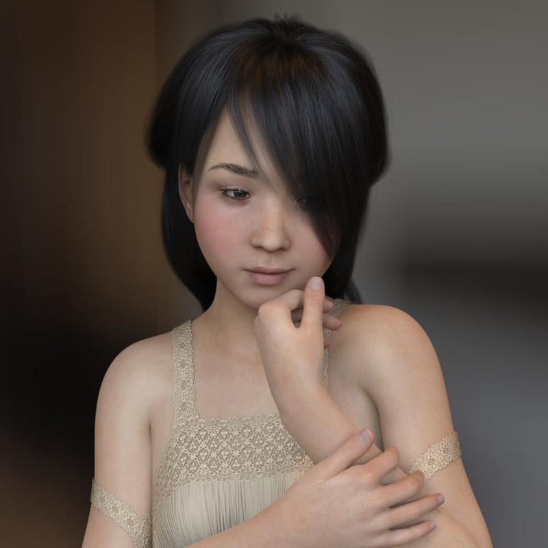 Akira – Beautiful Asian Teen for Genesis 8 Female