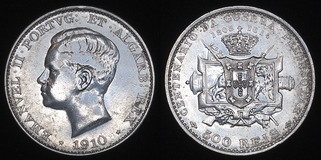 Las monedas de plata portuguesas de 100 y  500 reis (1836-1910) PAS6769