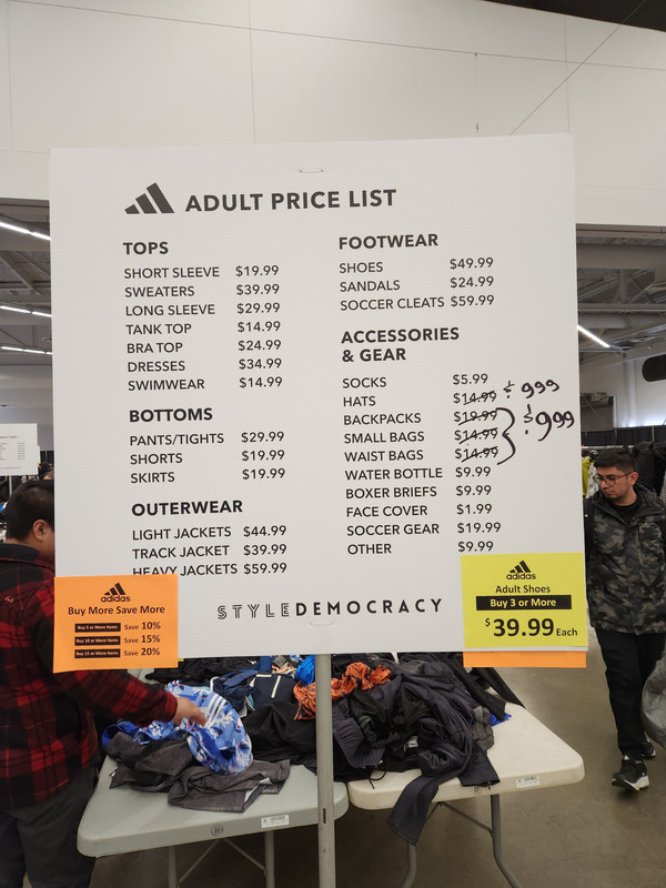 Style Democracy ADIDAS Adidas Vancouver Warehouse Sale Feb 14th 2024 Feb 18th 2024 RedFlagDeals Forums