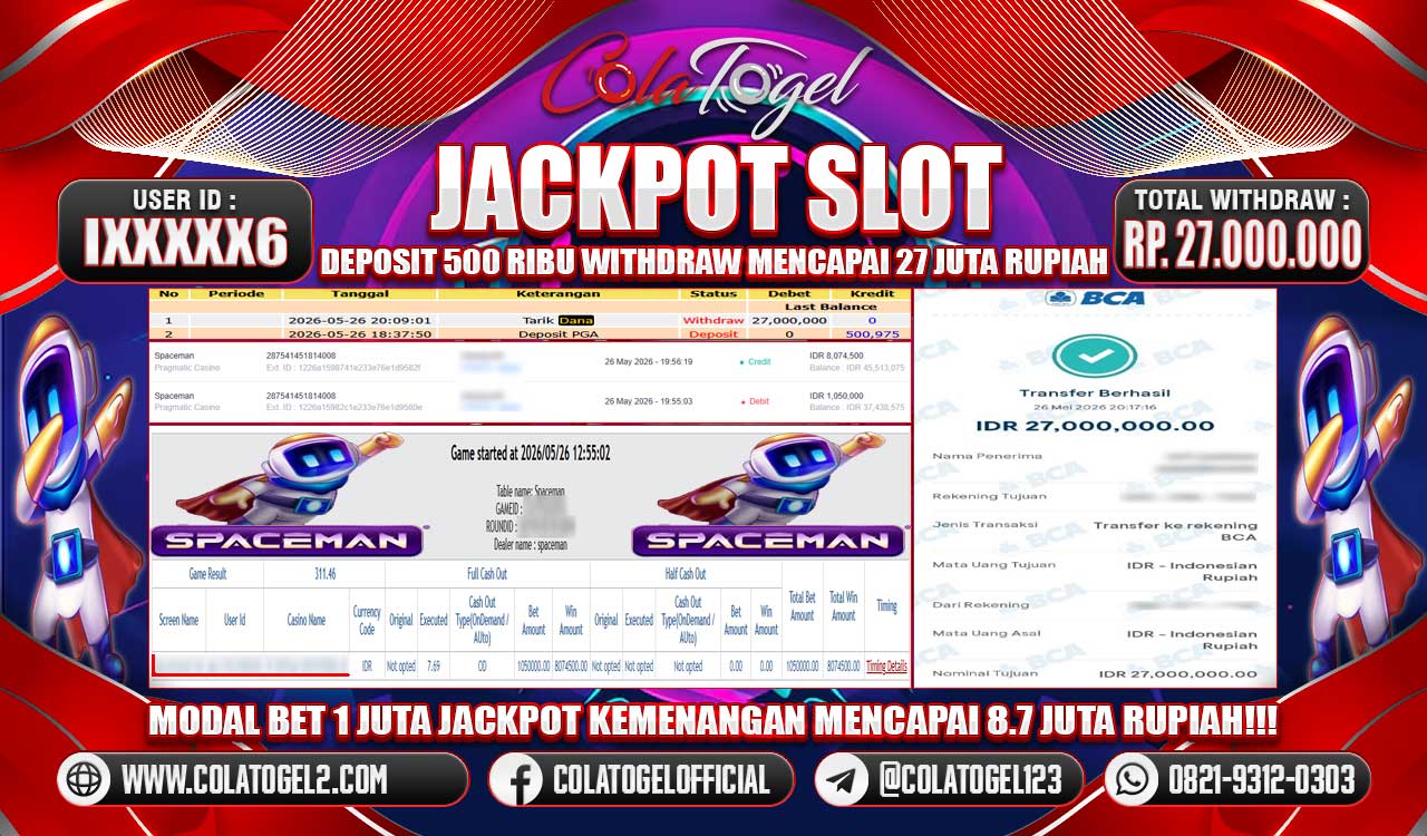 JACKPOT SLOT GACOR!!
