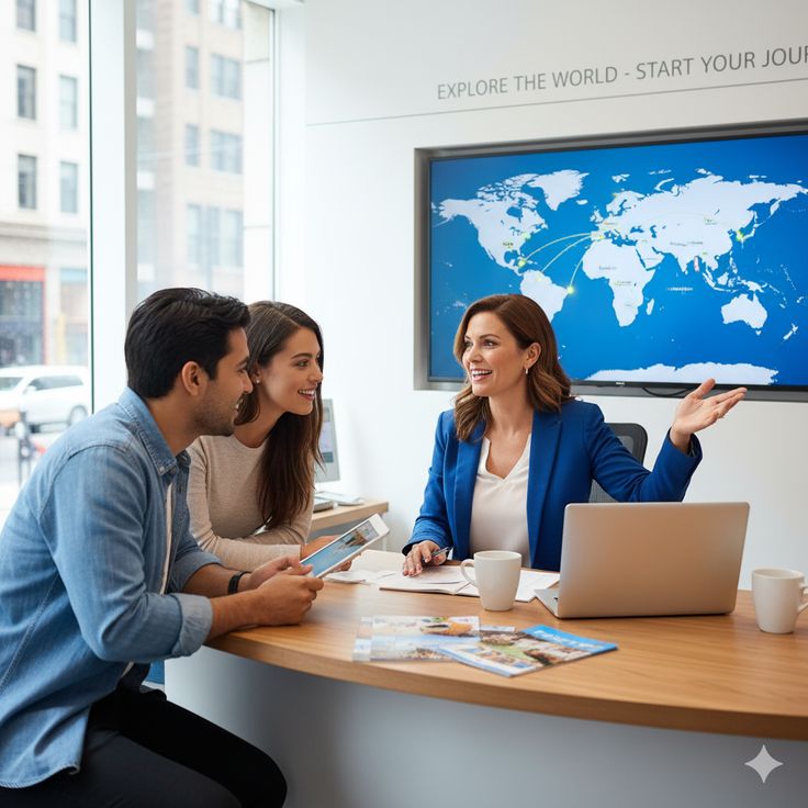 Team meeting at A-Z Travels