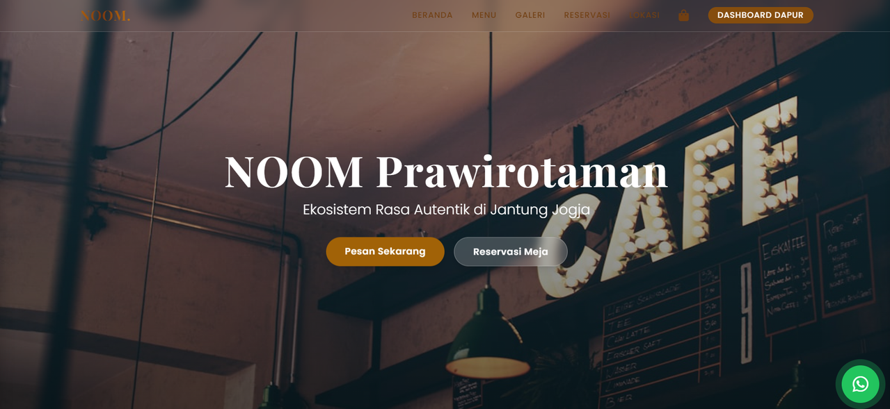 Website NOOM Prawirotaman