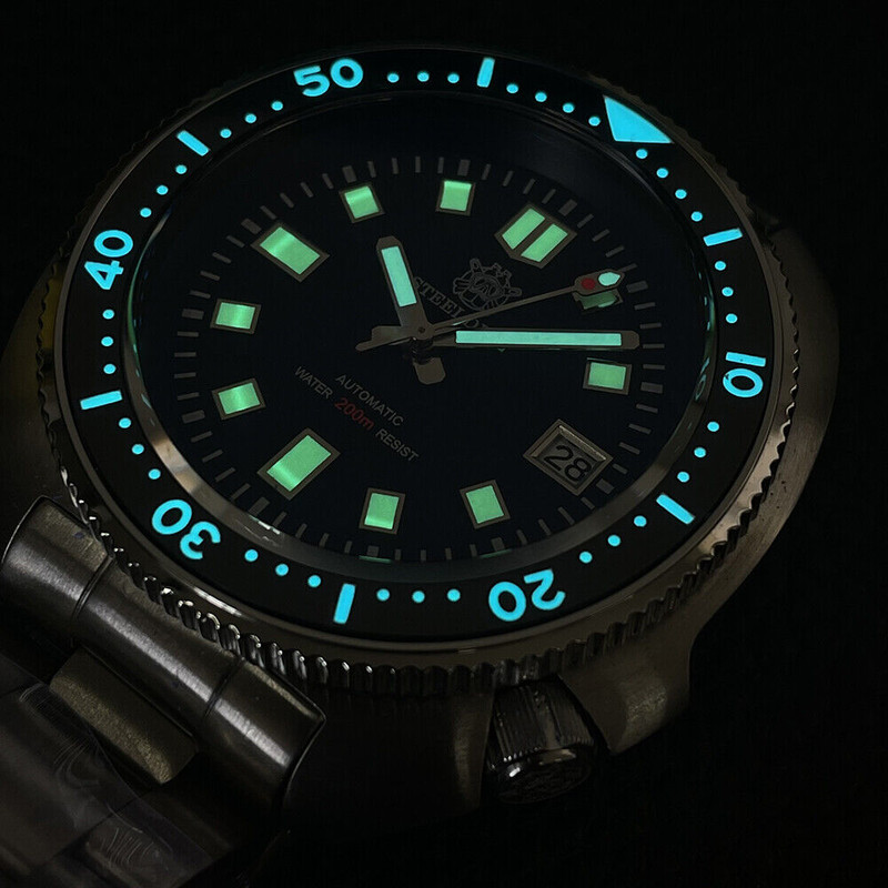 Steeldive SD1974 Pink Captain Willard Turtle 200M Automatic Diver Watch photo 18