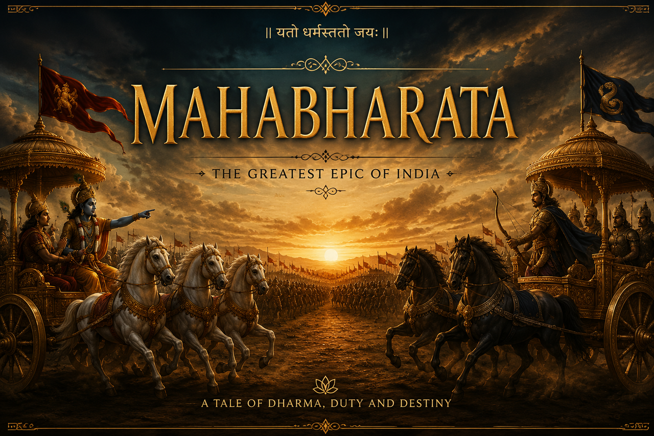 The Mahabharata: Introduction, Epic Summary, and Core Teachings