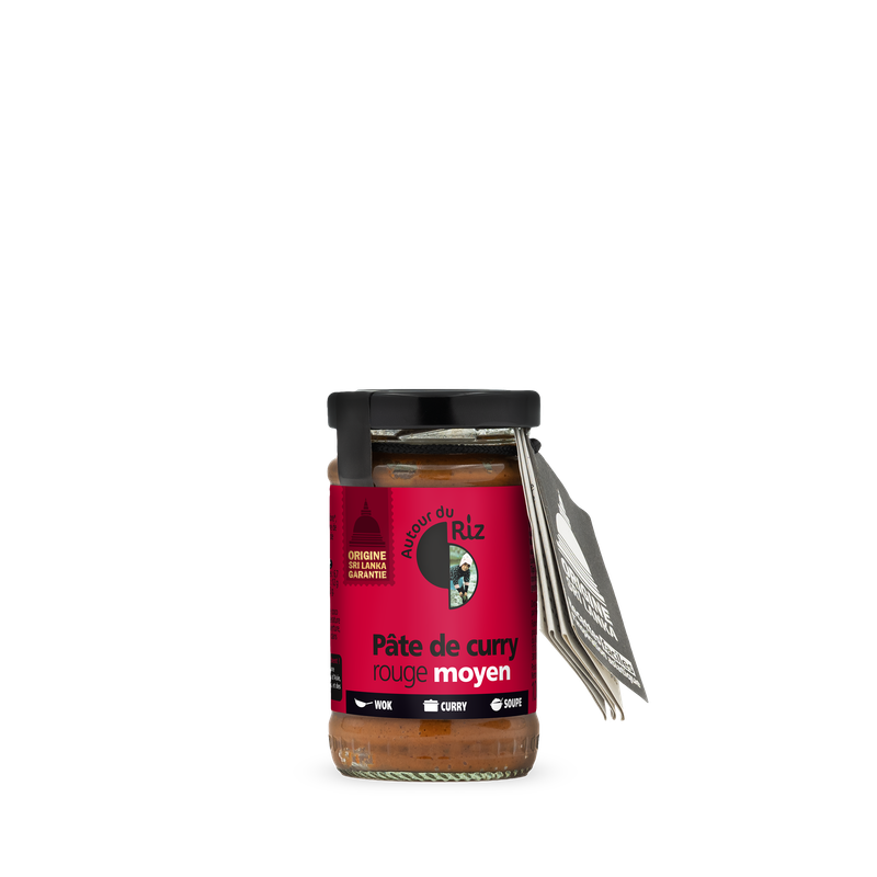 P&acirc;te de curry rouge moyen, Autour du Riz, 100g