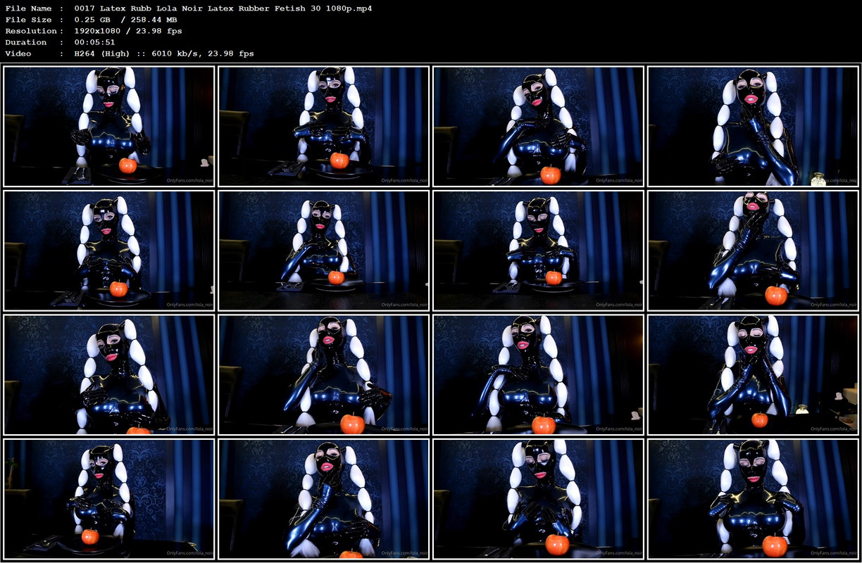 0017 Latex Rubb Lola Noir Latex Rubber Fetish 30 1080p.mp4