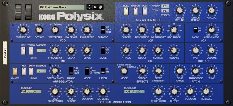 KORG Polysix v2.0.5 KORG Polysix v2.0.5