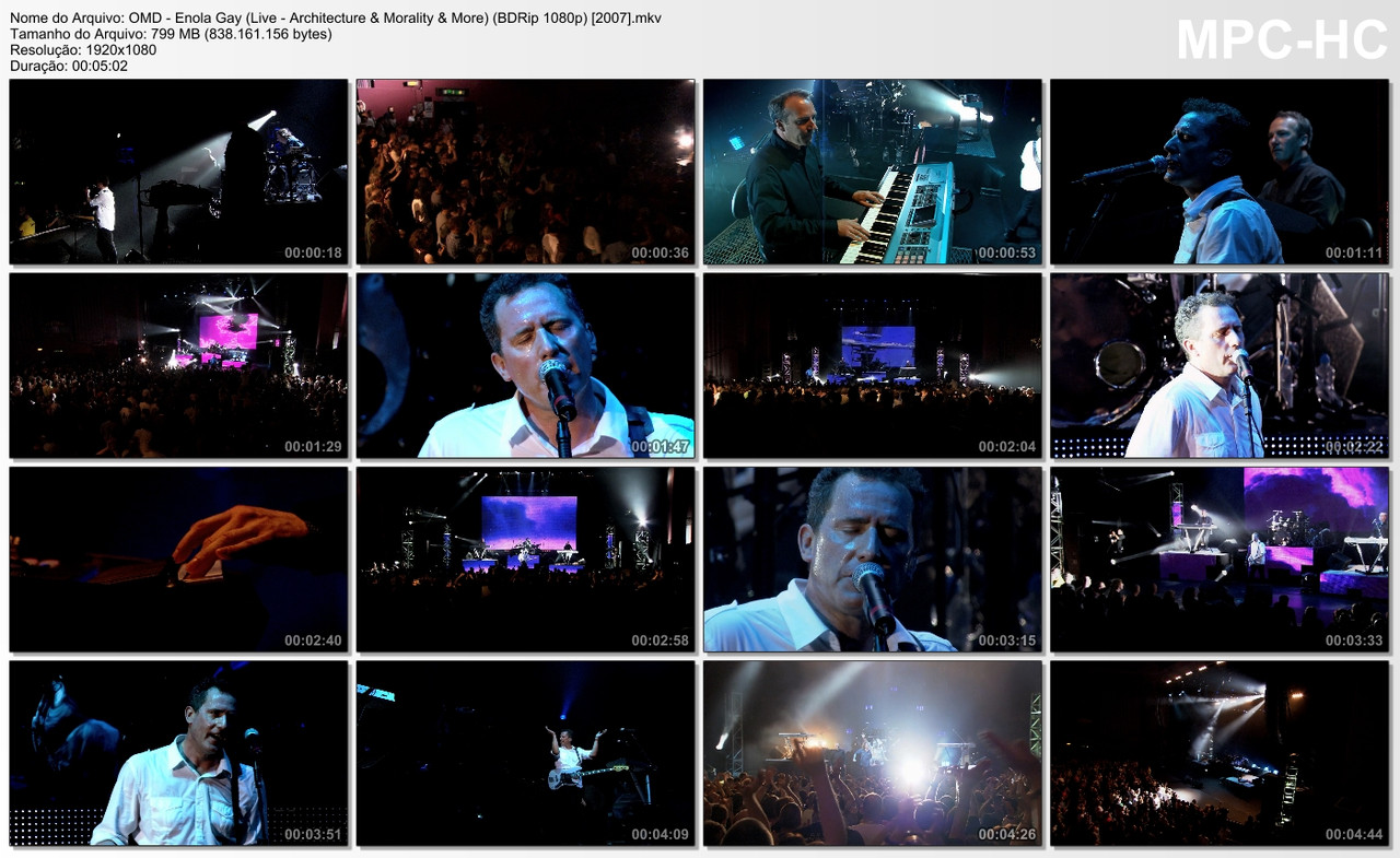 OMD - Enola Gay (Live - Architecture & Morality & More) (BDRip 1080p) [2007]