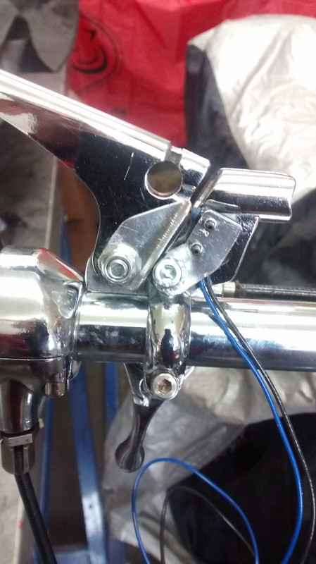 Venhill Front Brake Cable Norton Commando with Brake Light Switch