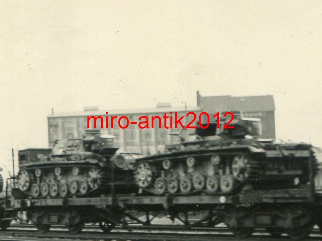 Foto, Wehrmacht, Panzerjäger III, Eisenbahntrans
