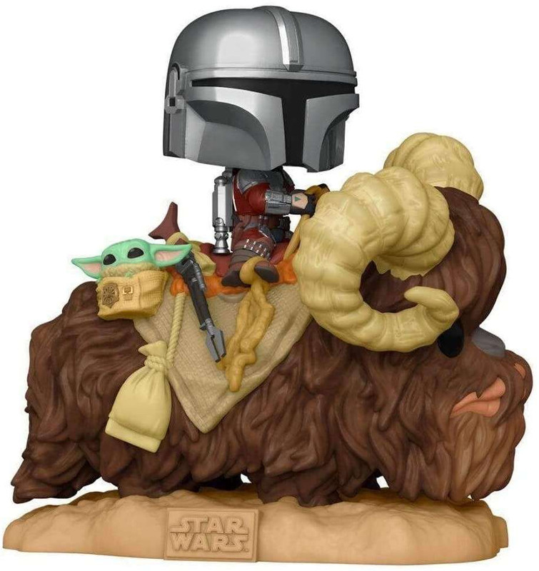 Amazon: Funko Pop! Deluxe: Mandalorian - Mandalorian on Bantha with Child 