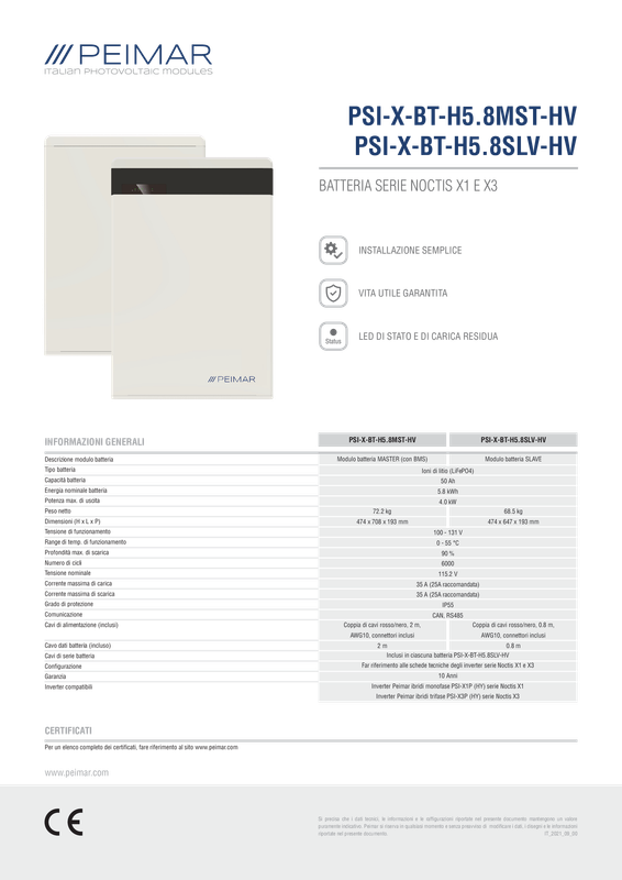 BATTERIE - Peimar-H5.8MST-HV_PSI-X-BT-H5.8SLV-HV