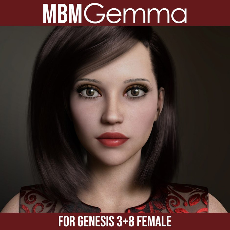 MbM Gemma for Genesis 3 and 8 Female