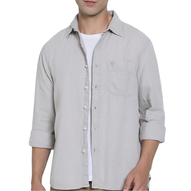 American Eagle Men’s Solid Classic Fit Shirt for Men’s Wear