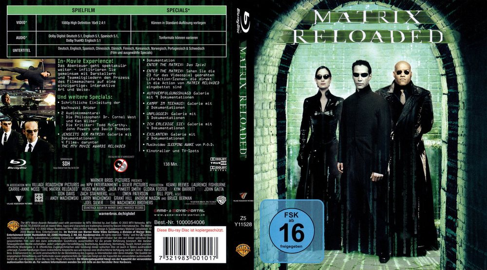 Re: Matrix Reloaded / Matrix Reloaded, The (2003)