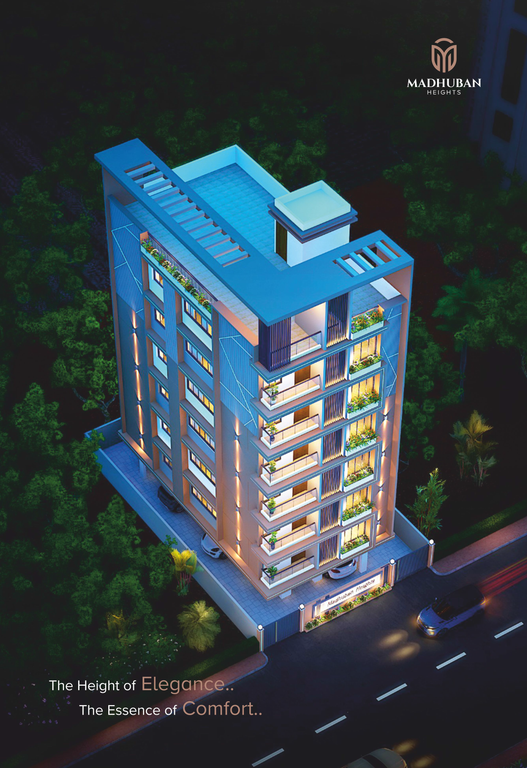 Madhuban Height Building Night