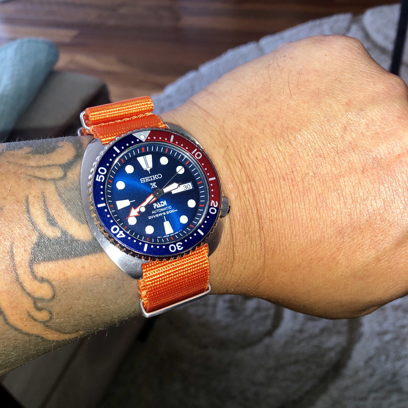 Seiko turtle too big cheap