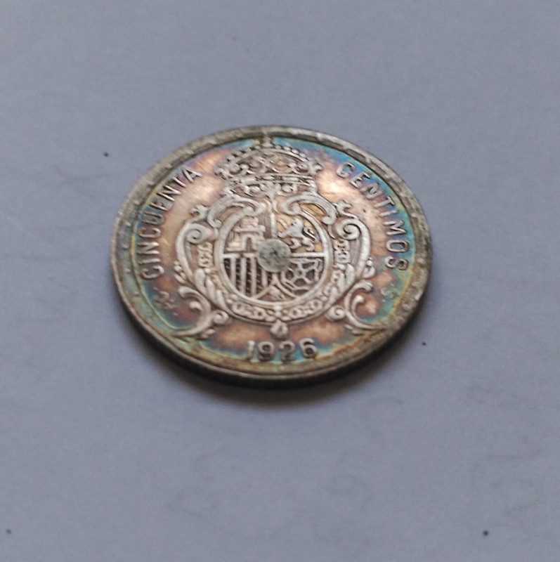 50 céntimos 1926. Alfonso XIII. PCS. Homenaje póstumo a LAS GRANDES OLVIDADAS IMG-20191227-171533