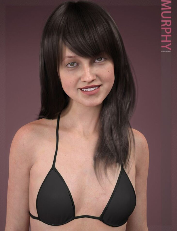 Murphy HD & Signature Smile HD Expression for Genesis 8 Female (RePost 2023)