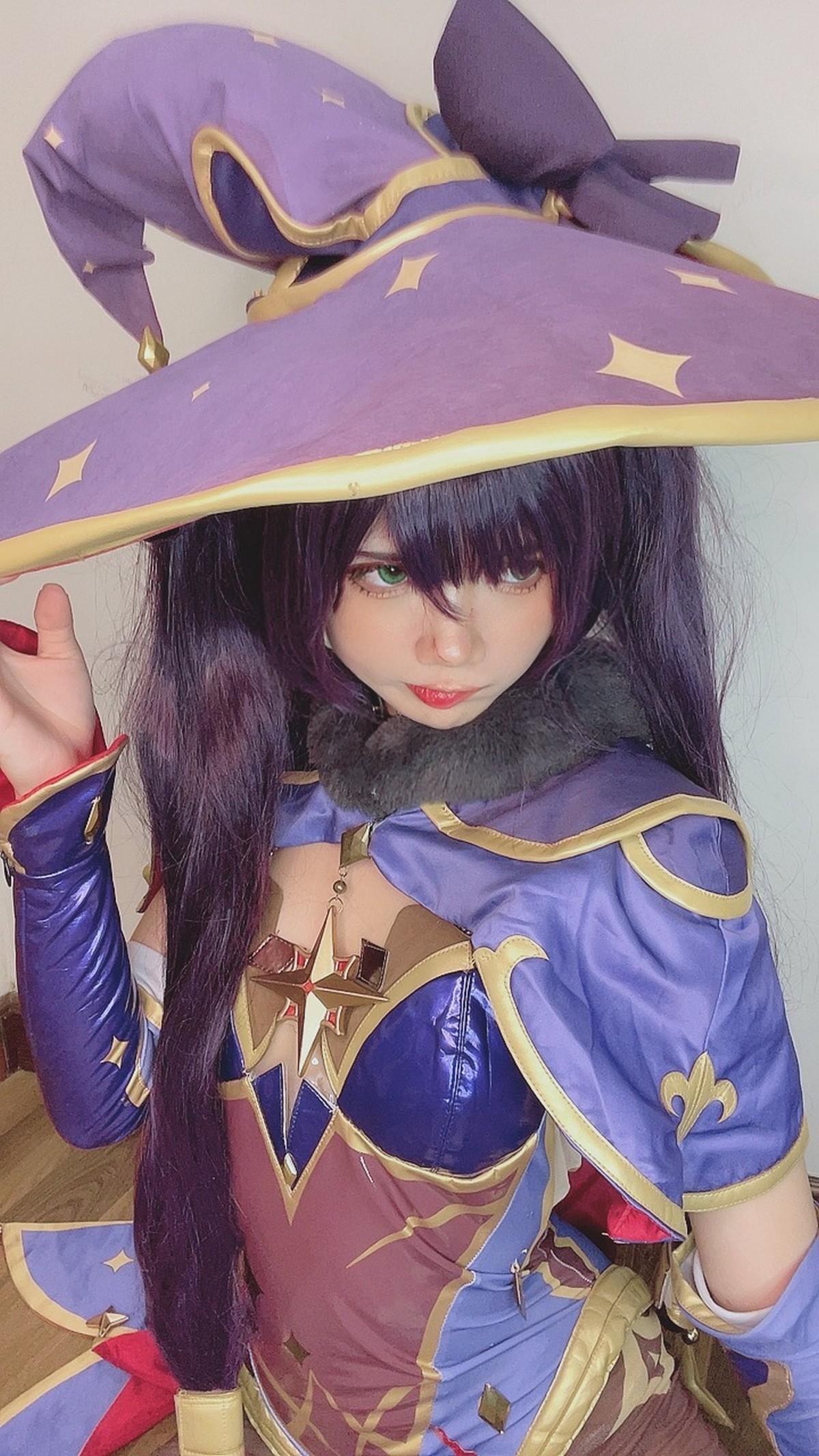 PoppaChan Mona Cosplay (Genshin Impact) HD Set – 53 Photos 20MB插图2