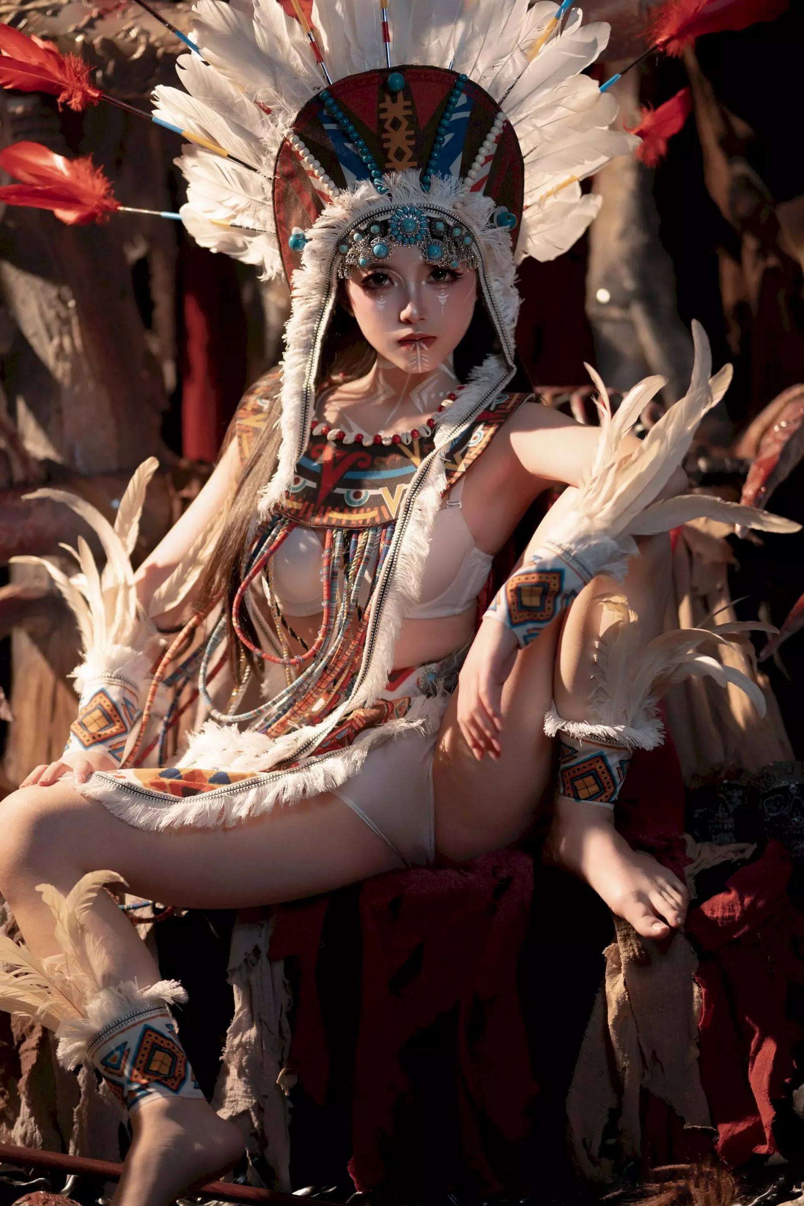Bangni邦尼 – 印第安（紫舞龙）Cosplay 写真集（99P-355.3MB）插图6