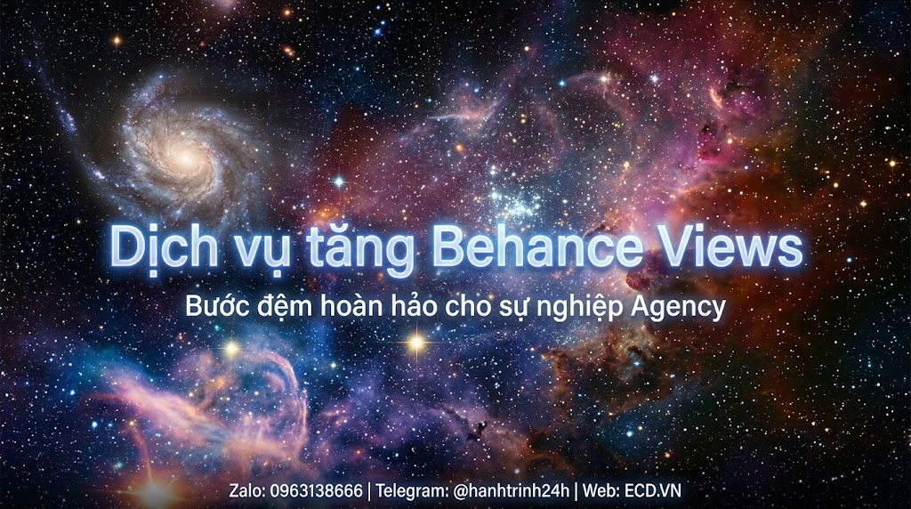 dịch vụ tăng behance views vĩnh viễn project behance