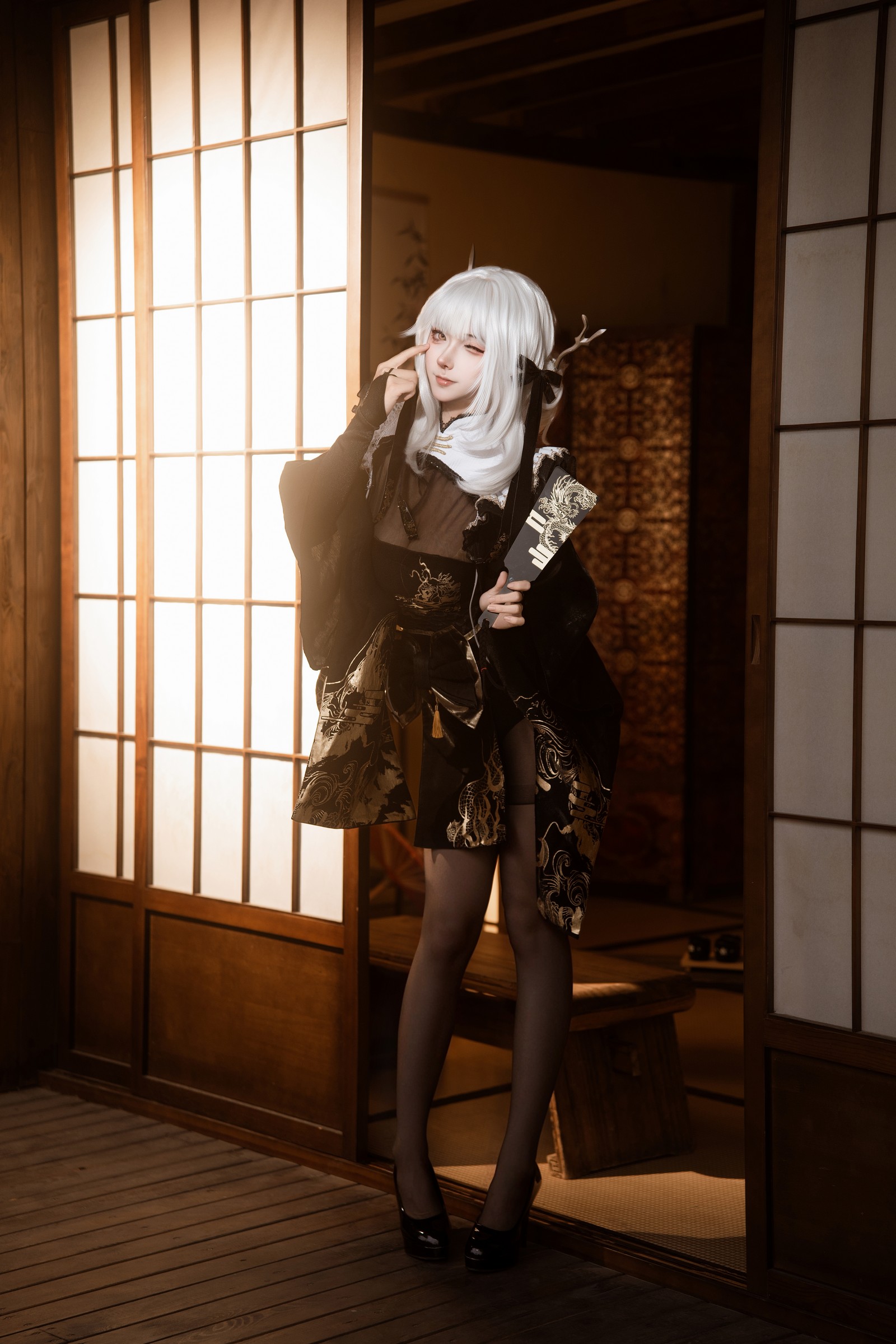 Seya-狮砸 – Nikke 布兰儿 和服 Cos 高清写真（12P-124.1MB）插图1