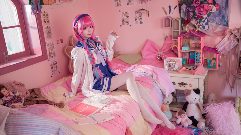 艾西Aiwest 湊阿库娅私服Cosplay写真图集 虚拟主播高清美图 55P (274.4M)插图7
