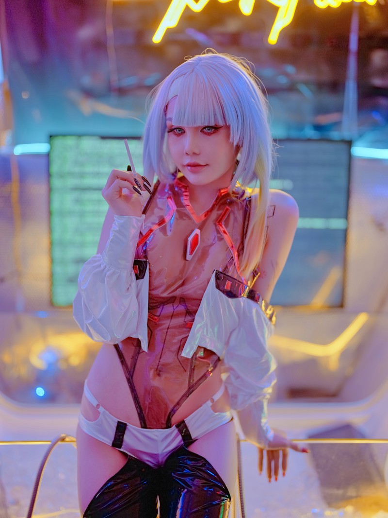 Joyce Lin2x Lucy Cosplay Cyberpunk Edgerunners 高清图集 51P插图2