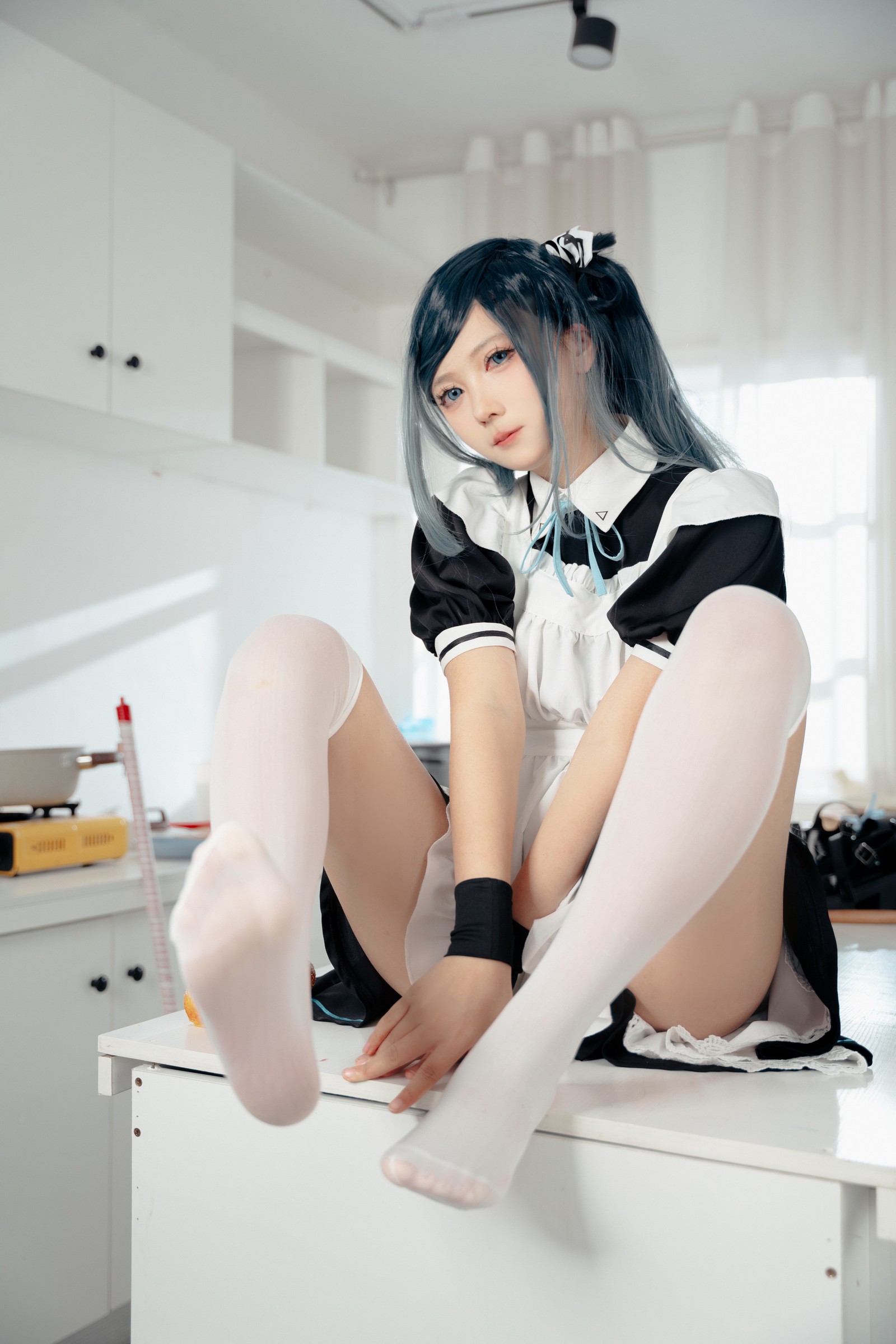 喜欢爱理吗COS写真：碧蓝航线独角兽婚纱高清套图（31P-172.5M）插图1