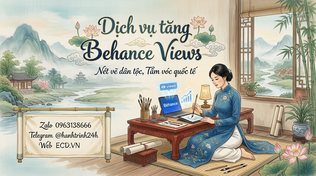 tăng behance views uy tín tăng tương tác