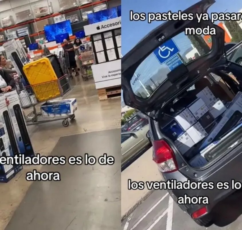 Revendedores acaparan ventiladores en Costco: VIDEO
