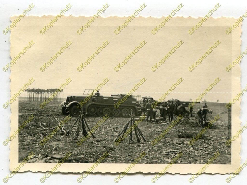 Artillerie-Regiment 84, Sdkfz, Geschütz, Stellun