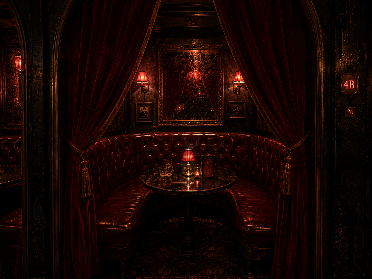 Curtained Booth 4B