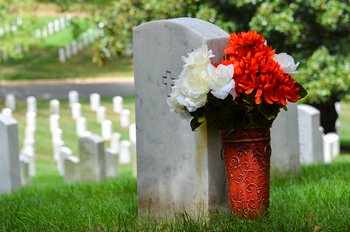 cemetery vase