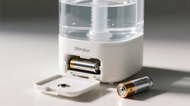 Замена батареи в портативном увлажнителе